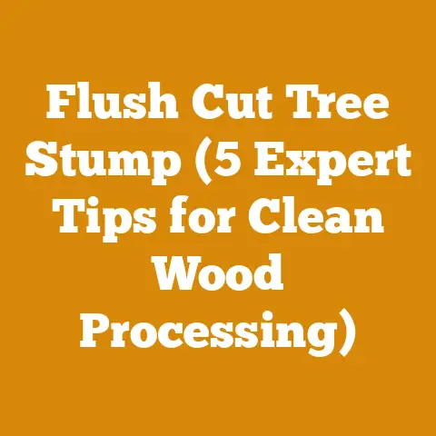 Flush Cut Tree Stump (5 Expert Tips for Clean Wood Processing)