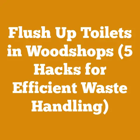 Flush Up Toilets in Woodshops (5 Hacks for Efficient Waste Handling)
