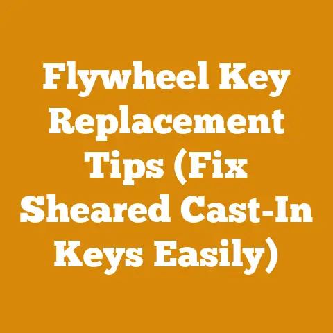 Flywheel Key Replacement Tips (Fix Sheared Cast-In Keys Easily)
