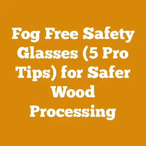 Fog Free Safety Glasses (5 Pro Tips) for Safer Wood Processing