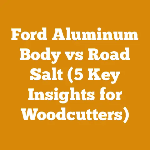 Ford Aluminum Body vs Road Salt (5 Key Insights for Woodcutters)