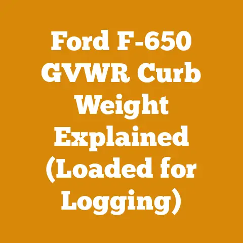 Ford F-650 GVWR Curb Weight Explained (Loaded for Logging)