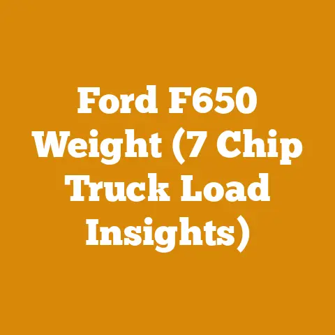 Ford F650 Weight (7 Chip Truck Load Insights)