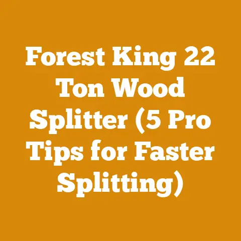 Forest King 22 Ton Wood Splitter (5 Pro Tips for Faster Splitting)