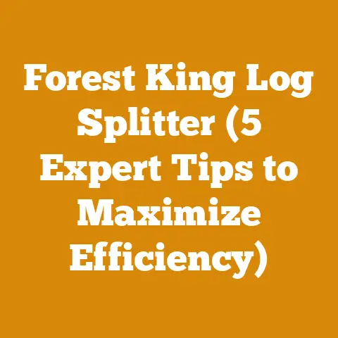 Forest King Log Splitter (5 Expert Tips to Maximize Efficiency)