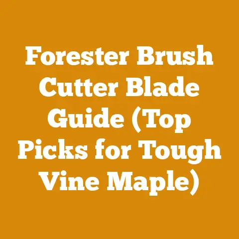 Forester Brush Cutter Blade Guide (Top Picks for Tough Vine Maple)