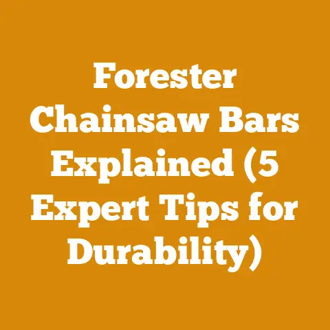 Forester Chainsaw Bars Explained (5 Expert Tips for Durability)