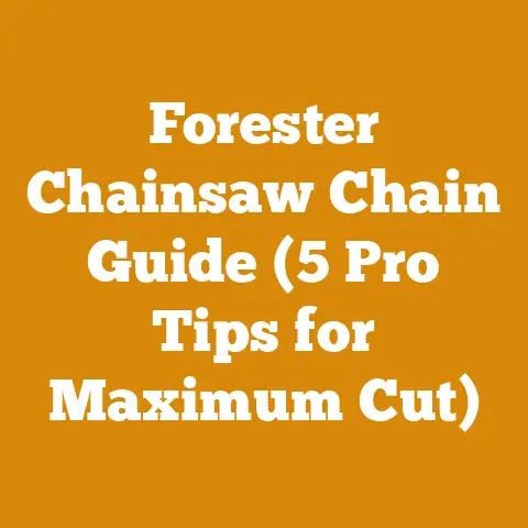 Forester Chainsaw Chain Guide (5 Pro Tips for Maximum Cut)