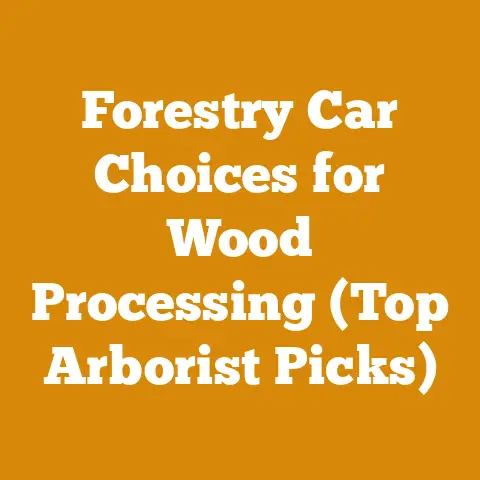 Forestry Car Choices for Wood Processing (Top Arborist Picks)