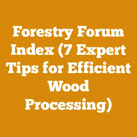 Forestry Forum Index (7 Expert Tips for Efficient Wood Processing)