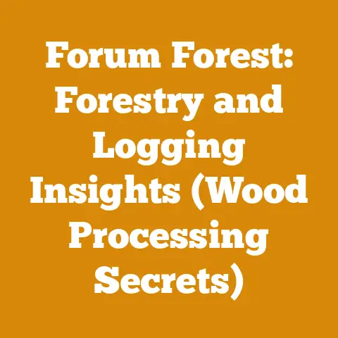 Forum Forest: Forestry and Logging Insights (Wood Processing Secrets)