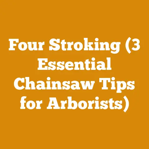 Four Stroking (3 Essential Chainsaw Tips for Arborists)
