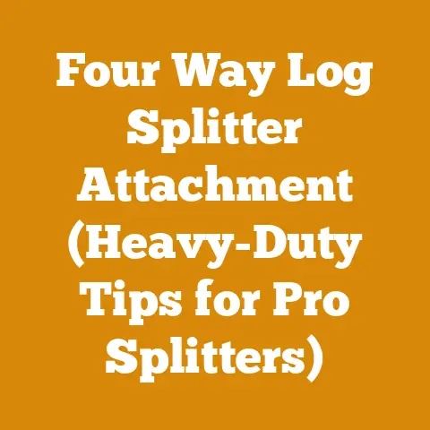 Four Way Log Splitter Attachment (Heavy-Duty Tips for Pro Splitters)