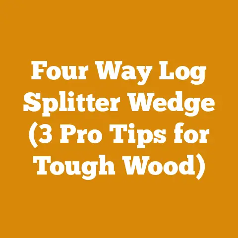 Four Way Log Splitter Wedge (3 Pro Tips for Tough Wood)