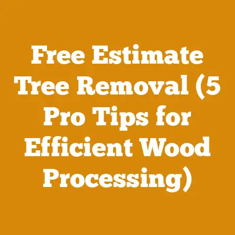 Free Estimate Tree Removal (5 Pro Tips for Efficient Wood Processing)