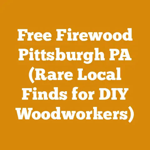 Free Firewood Pittsburgh PA (Rare Local Finds for DIY Woodworkers)
