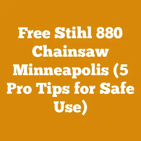 Free Stihl 880 Chainsaw Minneapolis (5 Pro Tips for Safe Use)