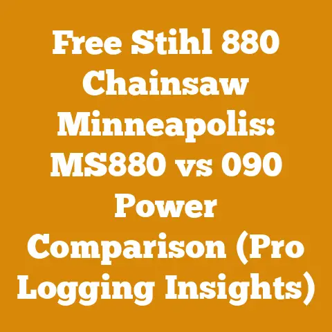 Free Stihl 880 Chainsaw Minneapolis: MS880 vs 090 Power Comparison (Pro Logging Insights)