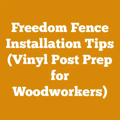 Freedom Fence Installation Tips (Vinyl Post Prep for Woodworkers)