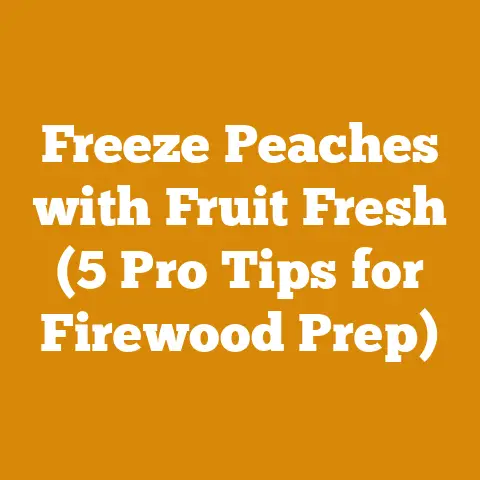 Freeze Peaches with Fruit Fresh (5 Pro Tips for Firewood Prep)