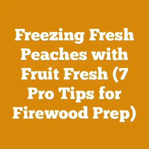 Freezing Fresh Peaches with Fruit Fresh (7 Pro Tips for Firewood Prep)
