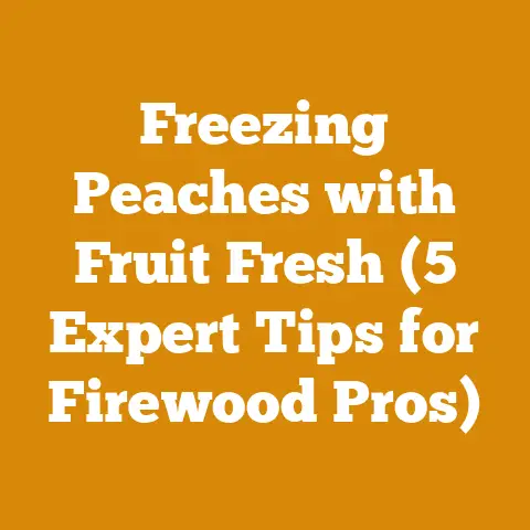 Freezing Peaches with Fruit Fresh (5 Expert Tips for Firewood Pros)