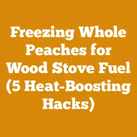Freezing Whole Peaches for Wood Stove Fuel (5 Heat-Boosting Hacks)