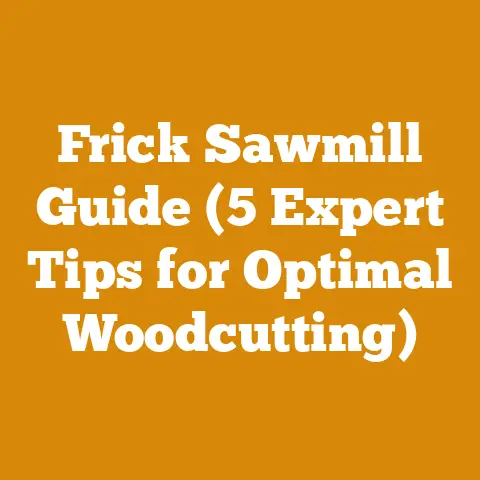 Frick Sawmill Guide (5 Expert Tips for Optimal Woodcutting)