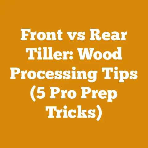 Front vs Rear Tiller: Wood Processing Tips (5 Pro Prep Tricks)