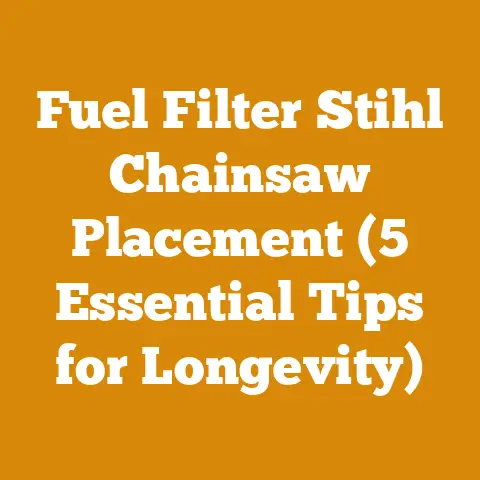 Fuel Filter Stihl Chainsaw Placement (5 Essential Tips for Longevity)