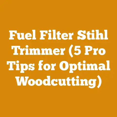 Fuel Filter Stihl Trimmer (5 Pro Tips for Optimal Woodcutting)