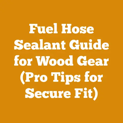 Fuel Hose Sealant Guide for Wood Gear (Pro Tips for Secure Fit)