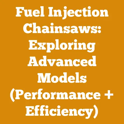 Fuel Injection Chainsaws: Exploring Advanced Models (Performance + Efficiency)