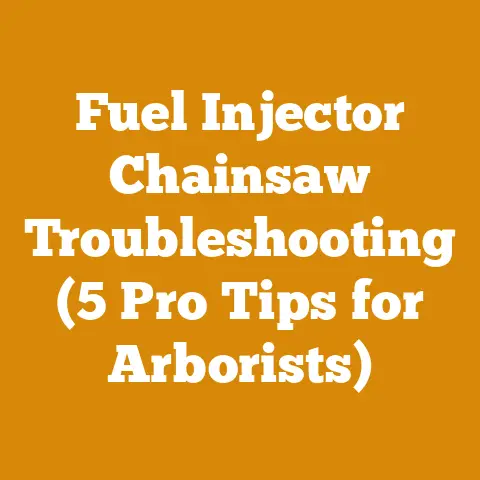 Fuel Injector Chainsaw Troubleshooting (5 Pro Tips for Arborists)