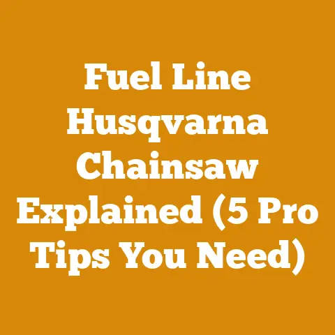 Fuel Line Husqvarna Chainsaw Explained (5 Pro Tips You Need)
