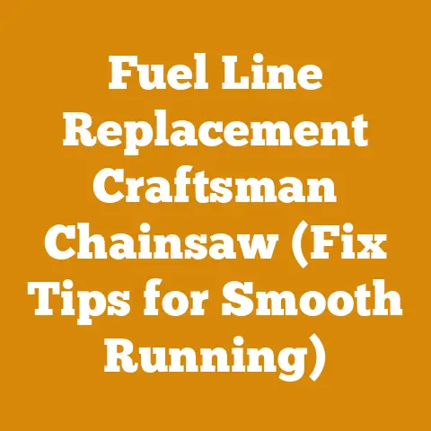 Fuel Line Replacement Craftsman Chainsaw (Fix Tips for Smooth Running)