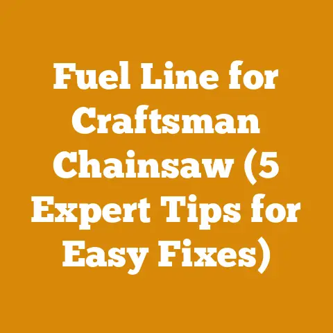 Fuel Line for Craftsman Chainsaw (5 Expert Tips for Easy Fixes)