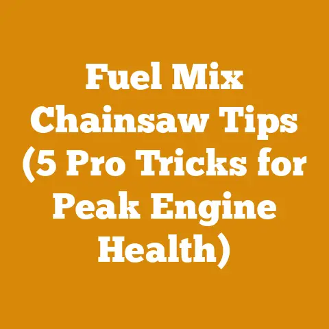 Fuel Mix Chainsaw Tips (5 Pro Tricks for Peak Engine Health)