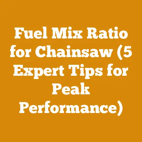 Fuel Mix Ratio for Chainsaw (5 Expert Tips for Peak Performance)