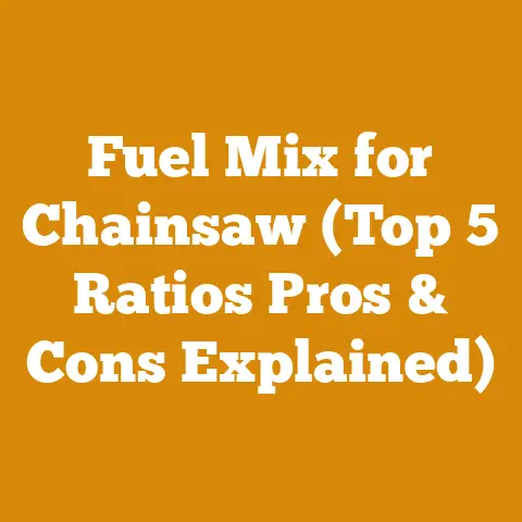 Fuel Mix for Chainsaw (Top 5 Ratios Pros & Cons Explained)