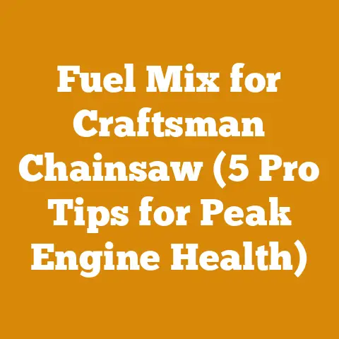 Fuel Mix for Craftsman Chainsaw (5 Pro Tips for Peak Engine Health)