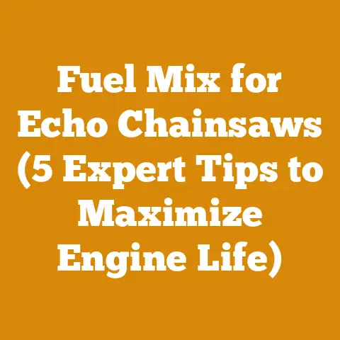 Fuel Mix for Echo Chainsaws (5 Expert Tips to Maximize Engine Life)