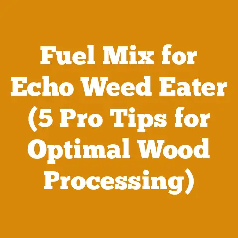 Fuel Mix for Echo Weed Eater (5 Pro Tips for Optimal Wood Processing)