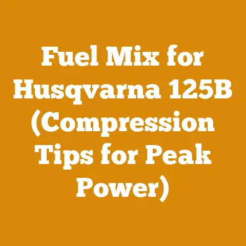 Fuel Mix for Husqvarna 125B (Compression Tips for Peak Power)
