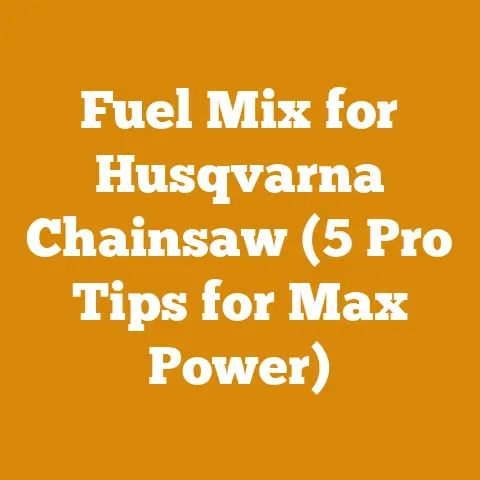 Fuel Mix for Husqvarna Chainsaw (5 Pro Tips for Max Power)