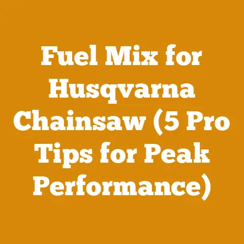 Fuel Mix for Husqvarna Chainsaw (5 Pro Tips for Peak Performance)