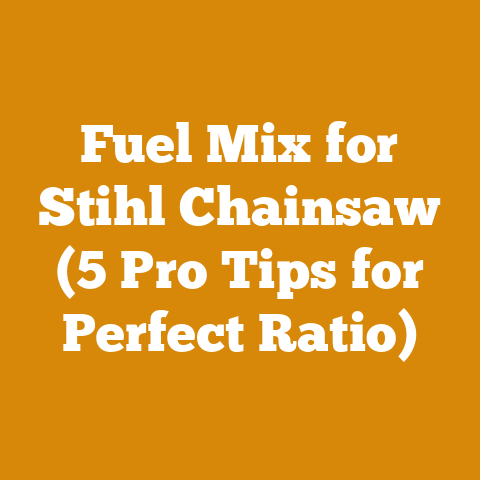 Fuel Mix for Stihl Chainsaw (5 Pro Tips for Perfect Ratio)
