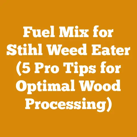 Fuel Mix for Stihl Weed Eater (5 Pro Tips for Optimal Wood Processing)