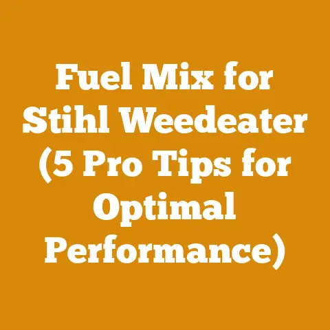 Fuel Mix for Stihl Weedeater (5 Pro Tips for Optimal Performance)