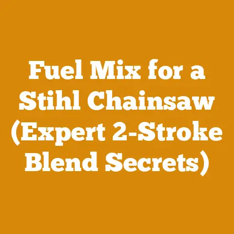 Fuel Mix for a Stihl Chainsaw (Expert 2-Stroke Blend Secrets)